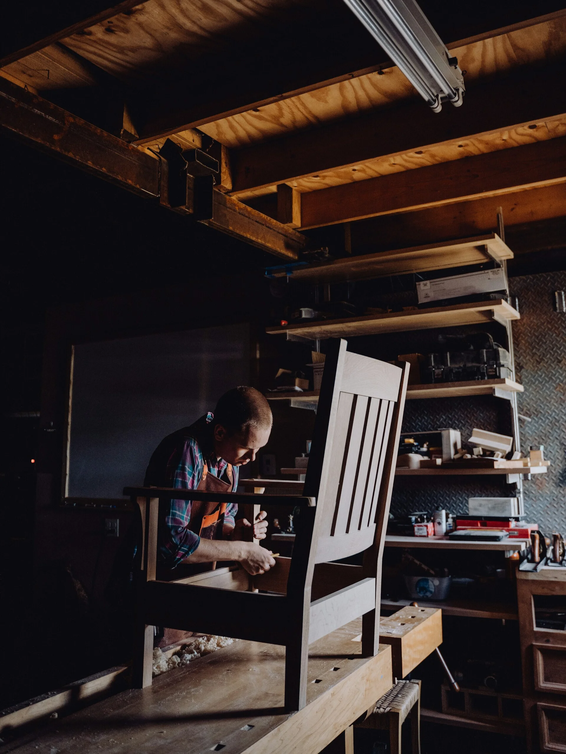 Woodarck artisan at work