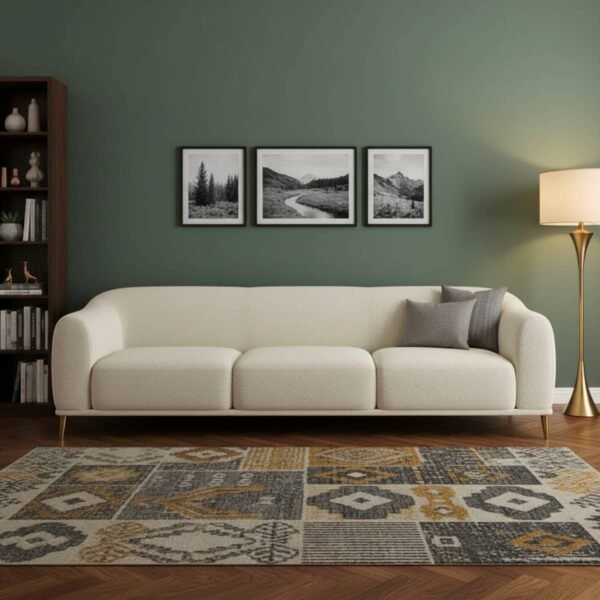 Woodarck Corlyn Modern Upholstered Fabric Sofa