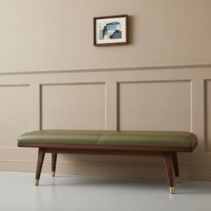 walnut-wood-cushioned-bench-modern-minimalist-side-angle-view