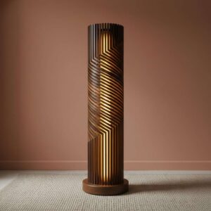 contemporary-wooden-column-floor-lamp-led-desig