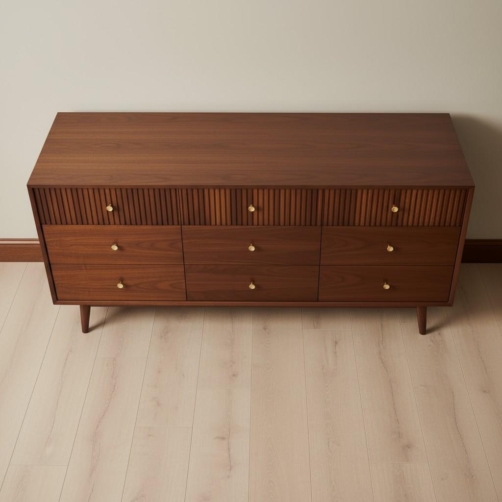 mid-century-wide-dresser-top-view-wood-storage-cabine