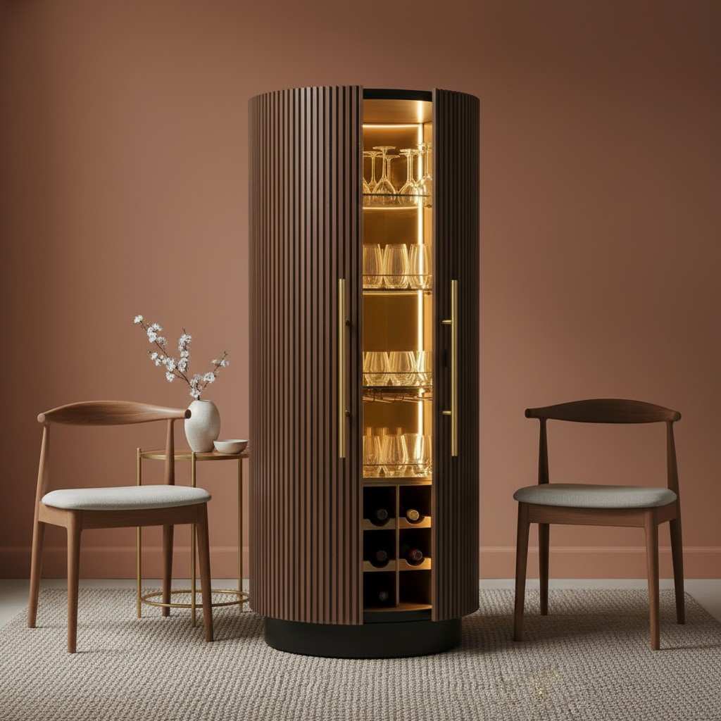 modern-fluted-wood-bar-cabinet-with-glass-display-lightin