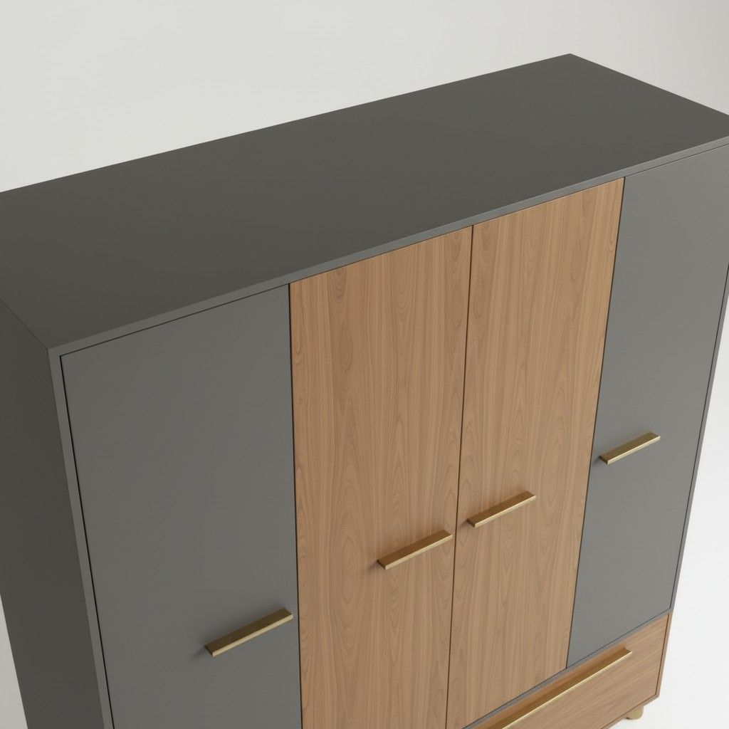 oak-wardrobe-interior-open-grey-doors-hanging-spac