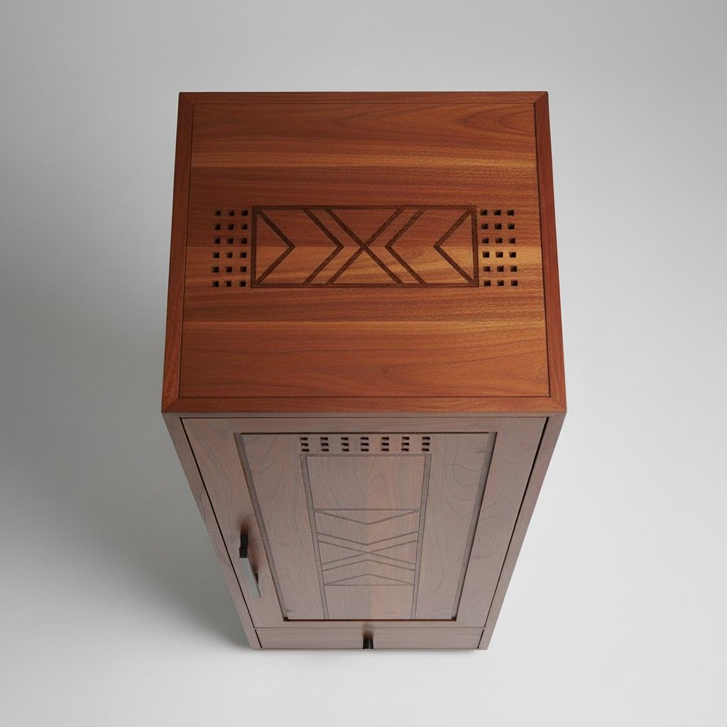 teak-wood-wardrobe-top-panel-geometric-inlay-desig