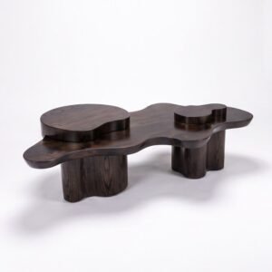 ORVYRA Sculptural Wooden Coffee Table
